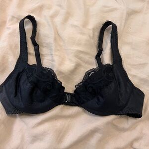 Vintage Victoria Secret Black Lace Bra